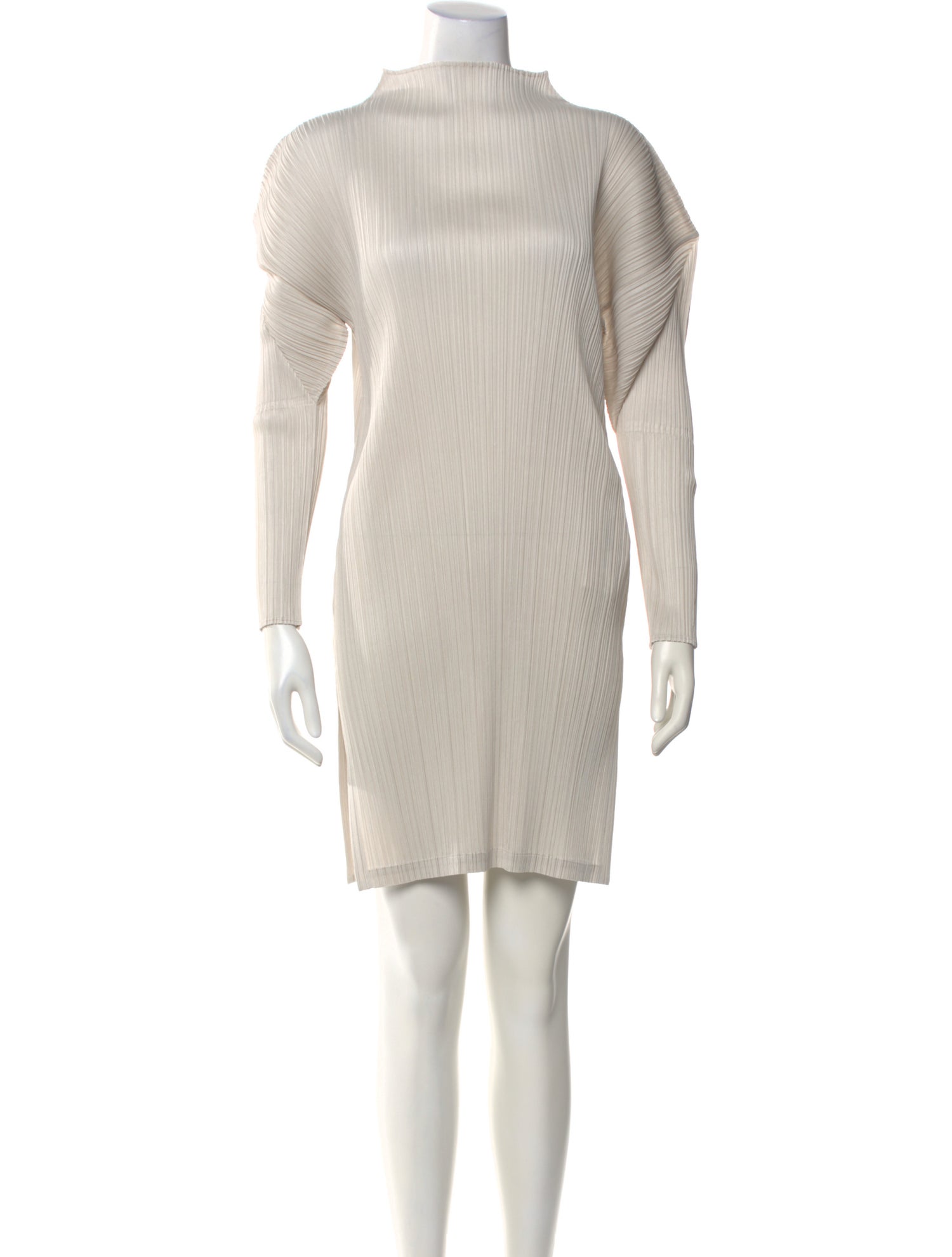 Pleats Please Issey Miyake Turtleneck Mini Dress w/ Tags