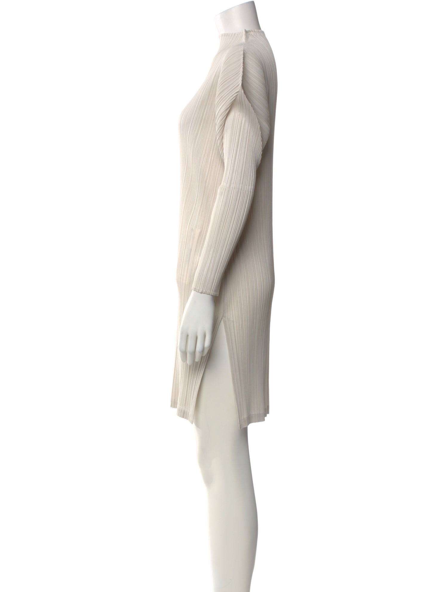 Pleats Please Issey Miyake Turtleneck Mini Dress w/ Tags