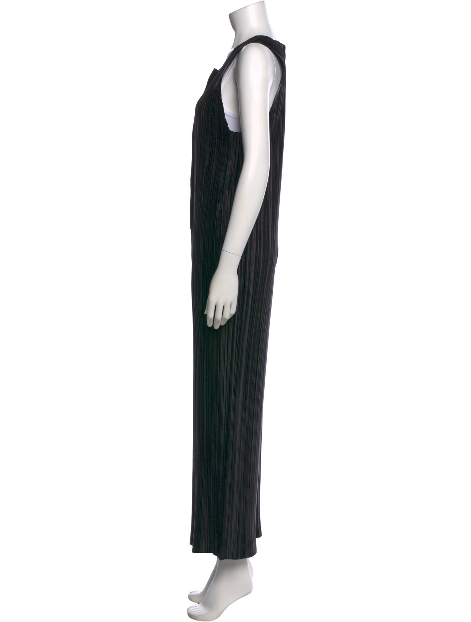 Pleats Please Issey Miyake Square Neckline Jumpsuit
