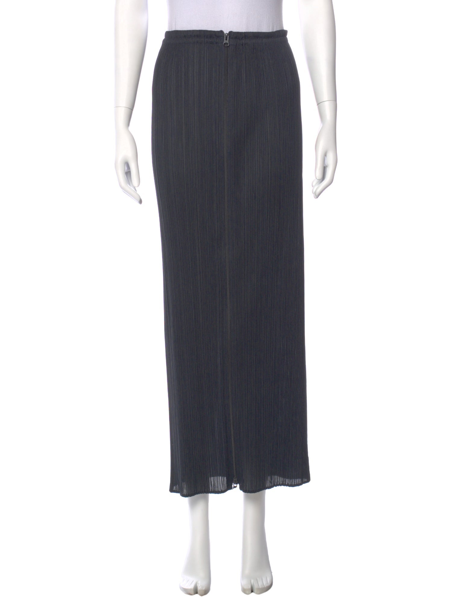 Pleats Please Issey Miyake Pleated Accents Long Skirt
