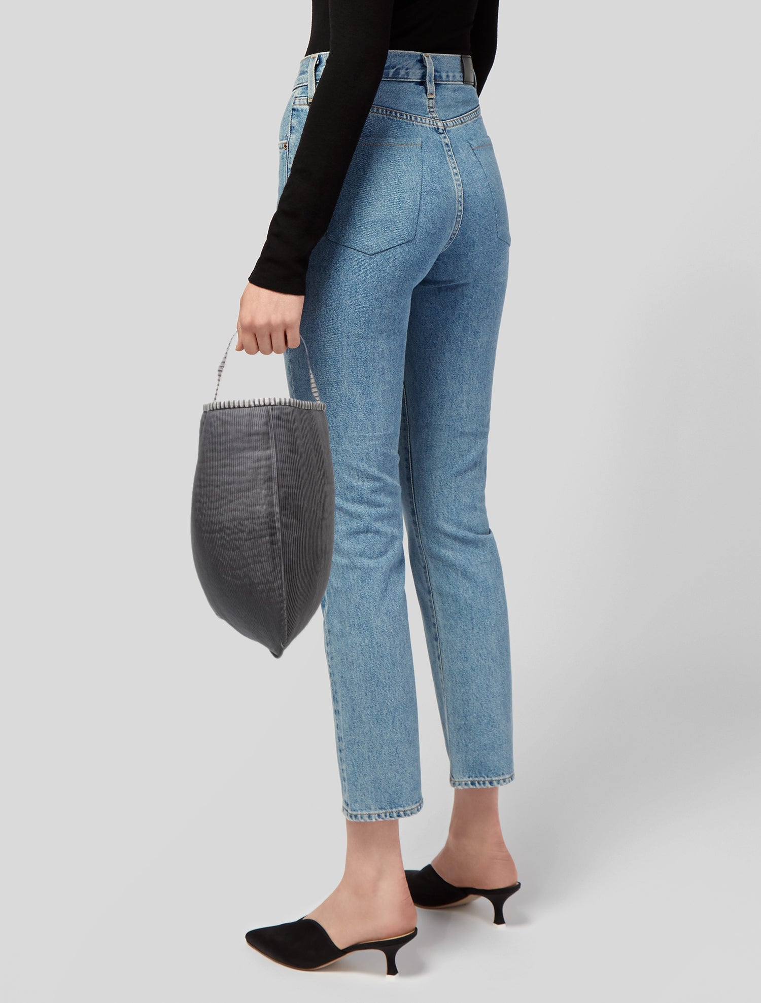 Pleats Please Issey Miyake Nylon Evening Bag