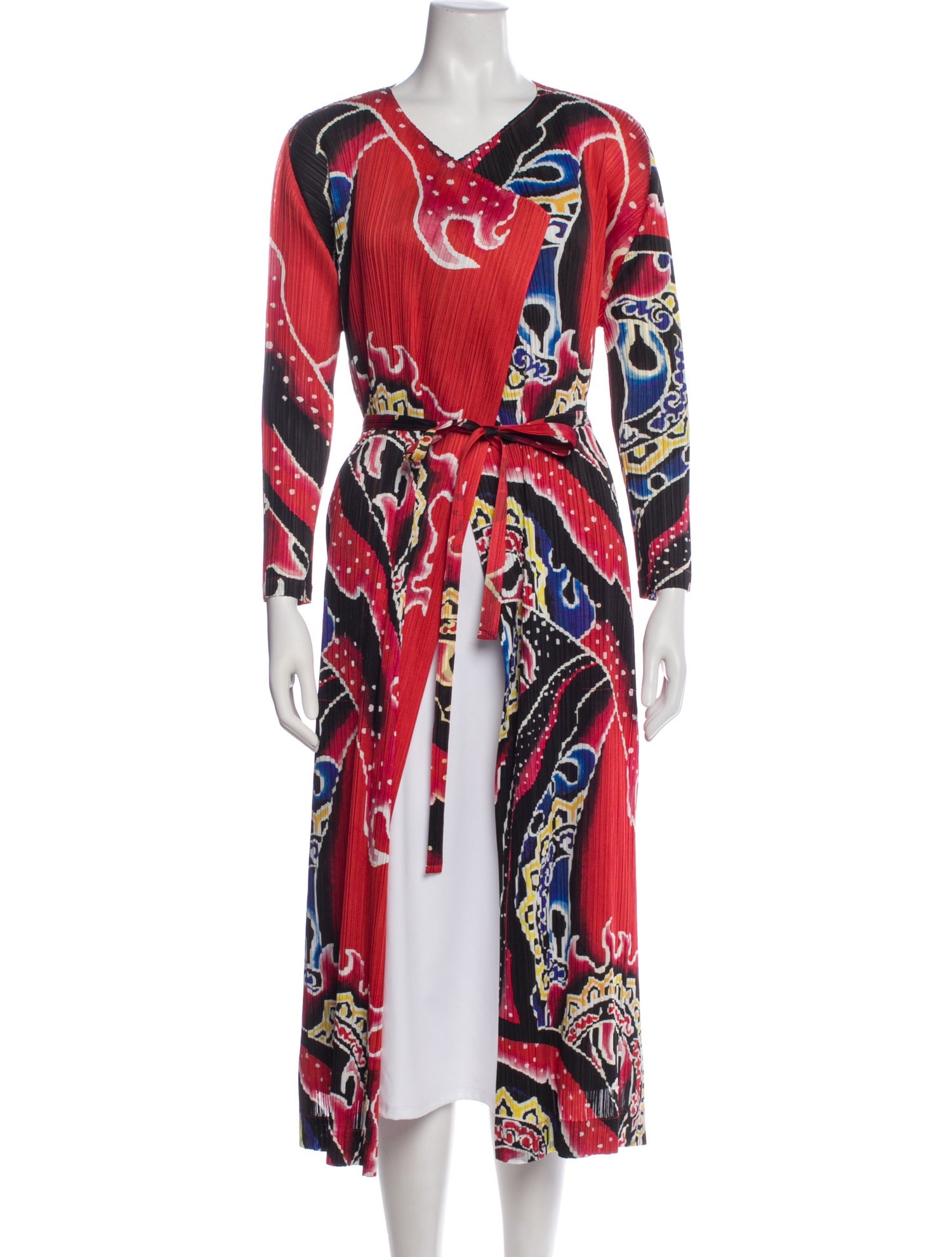 Pleats Please Issey Miyake Printed Jacket
