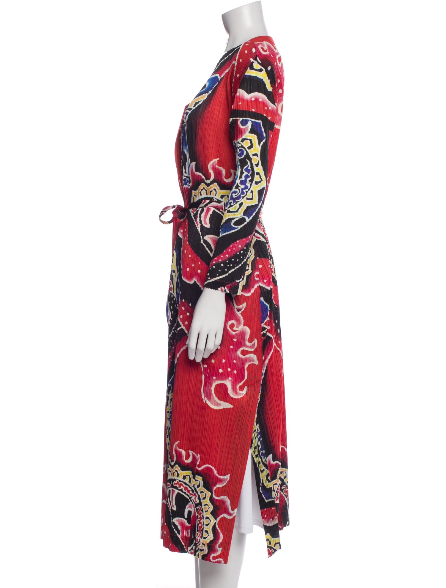 Pleats Please Issey Miyake Printed Jacket