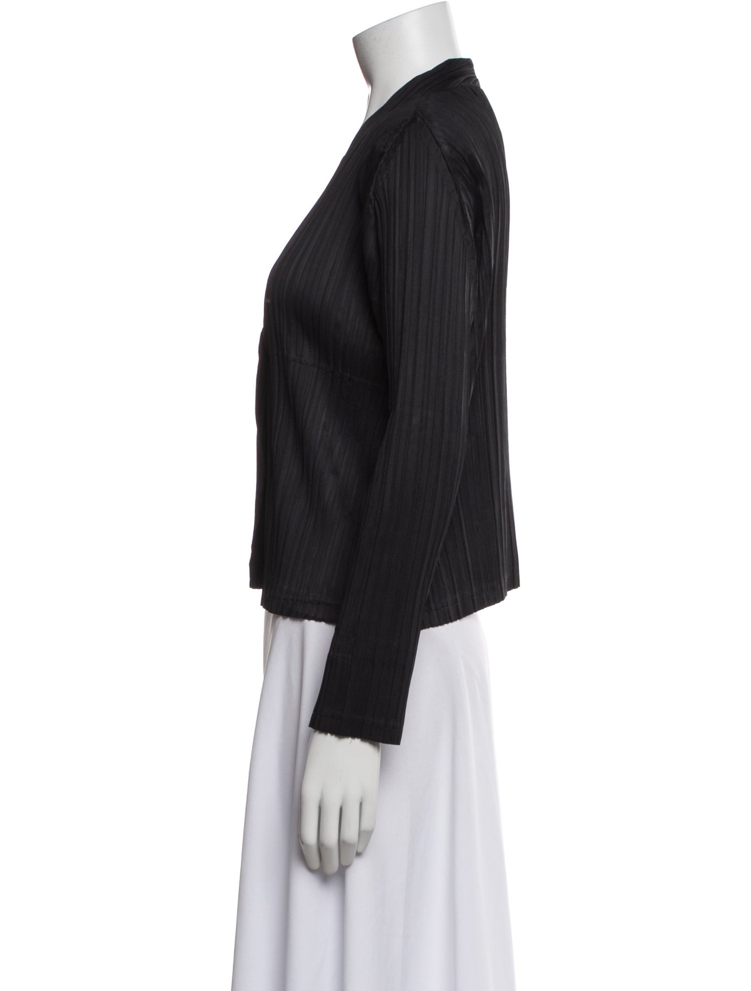 Pleats Please Issey Miyake Striped Blazer
