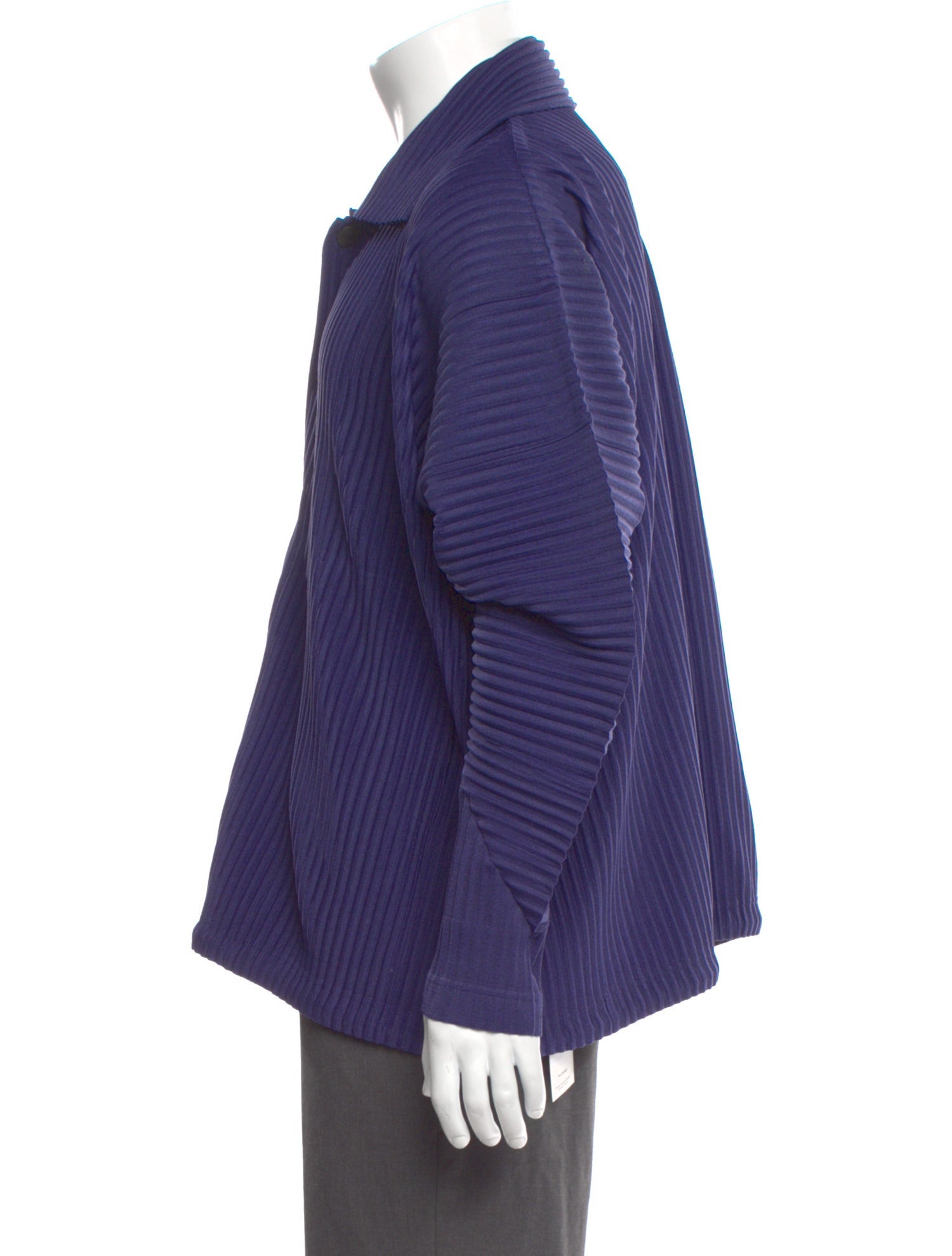 Pleats Please Issey Miyake Striped Long Sleeve Shirt