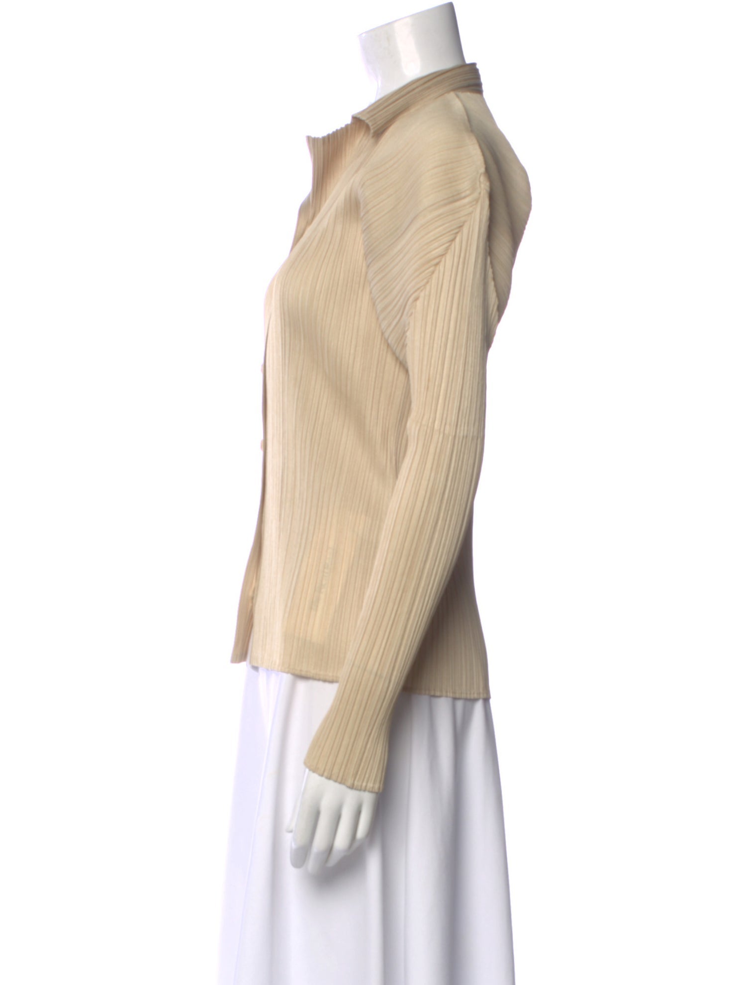 Pleats Please Issey Miyake Vintage 2000 Button-Up Top