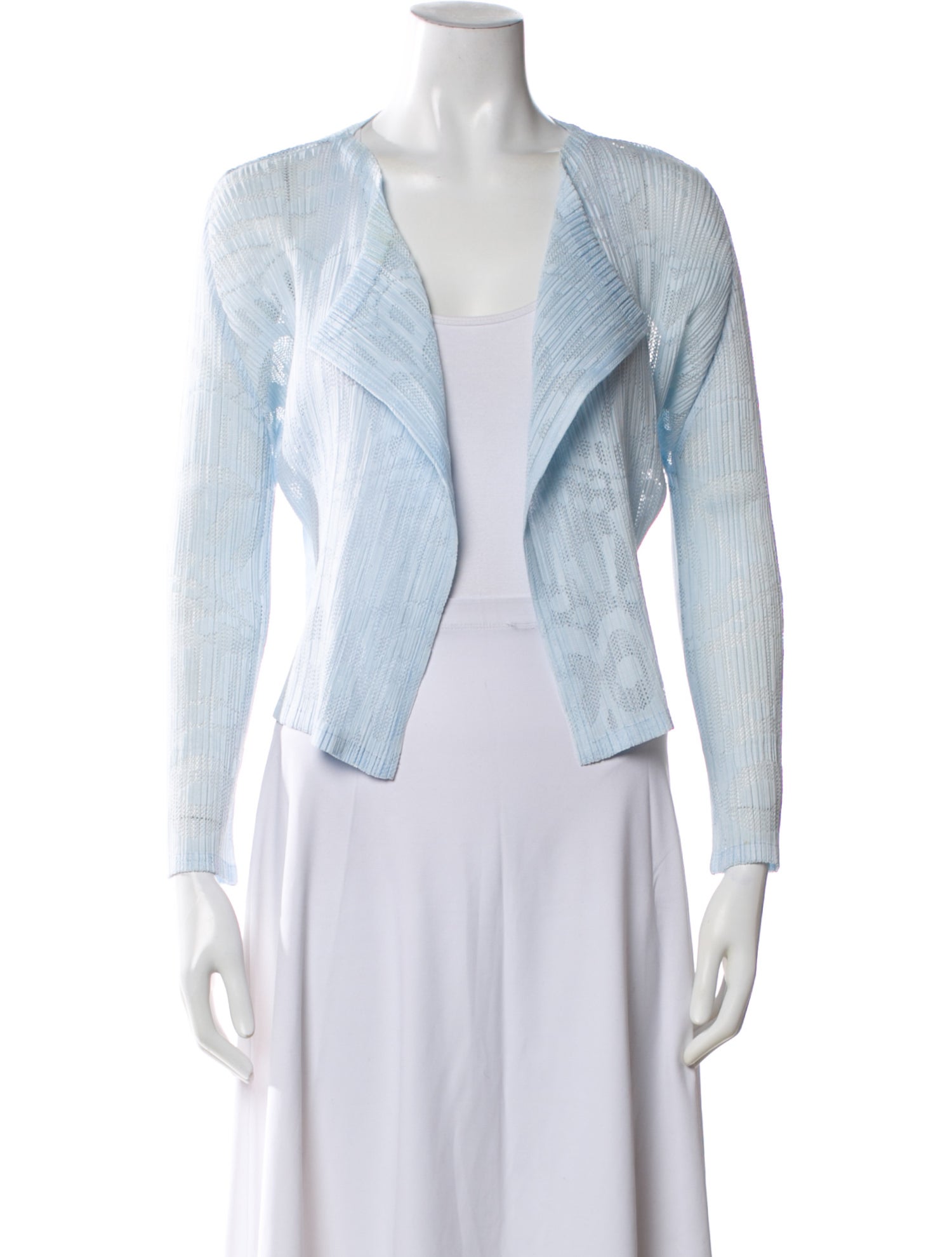 Pleats Please Issey Miyake Striped Jacket