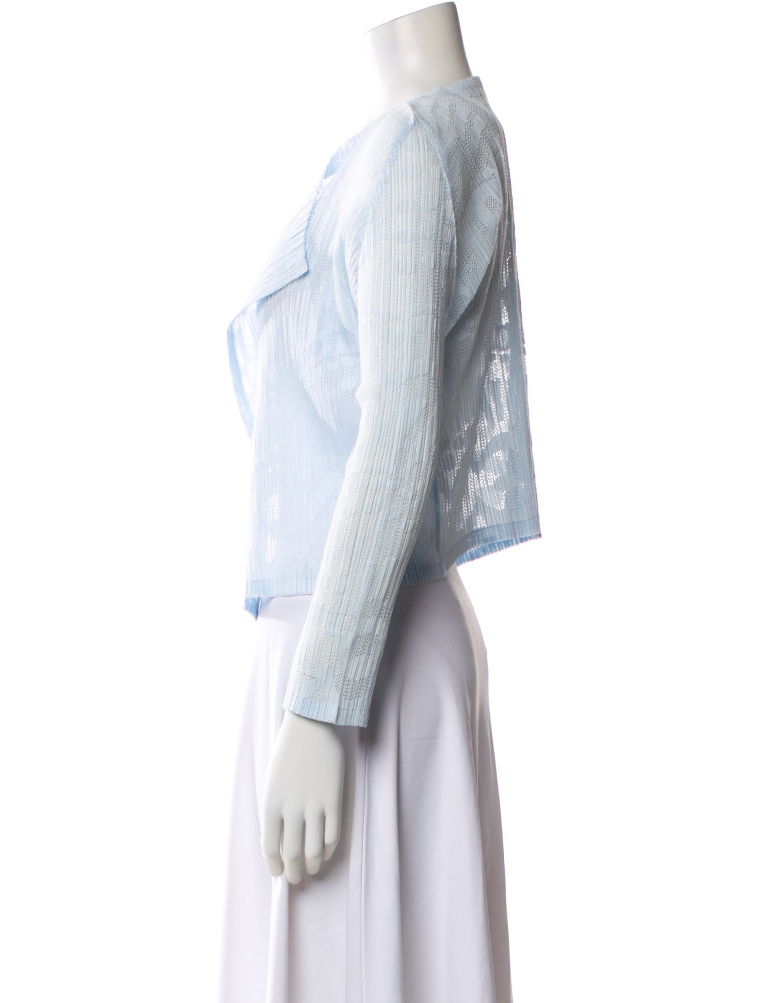 Pleats Please Issey Miyake Striped Jacket