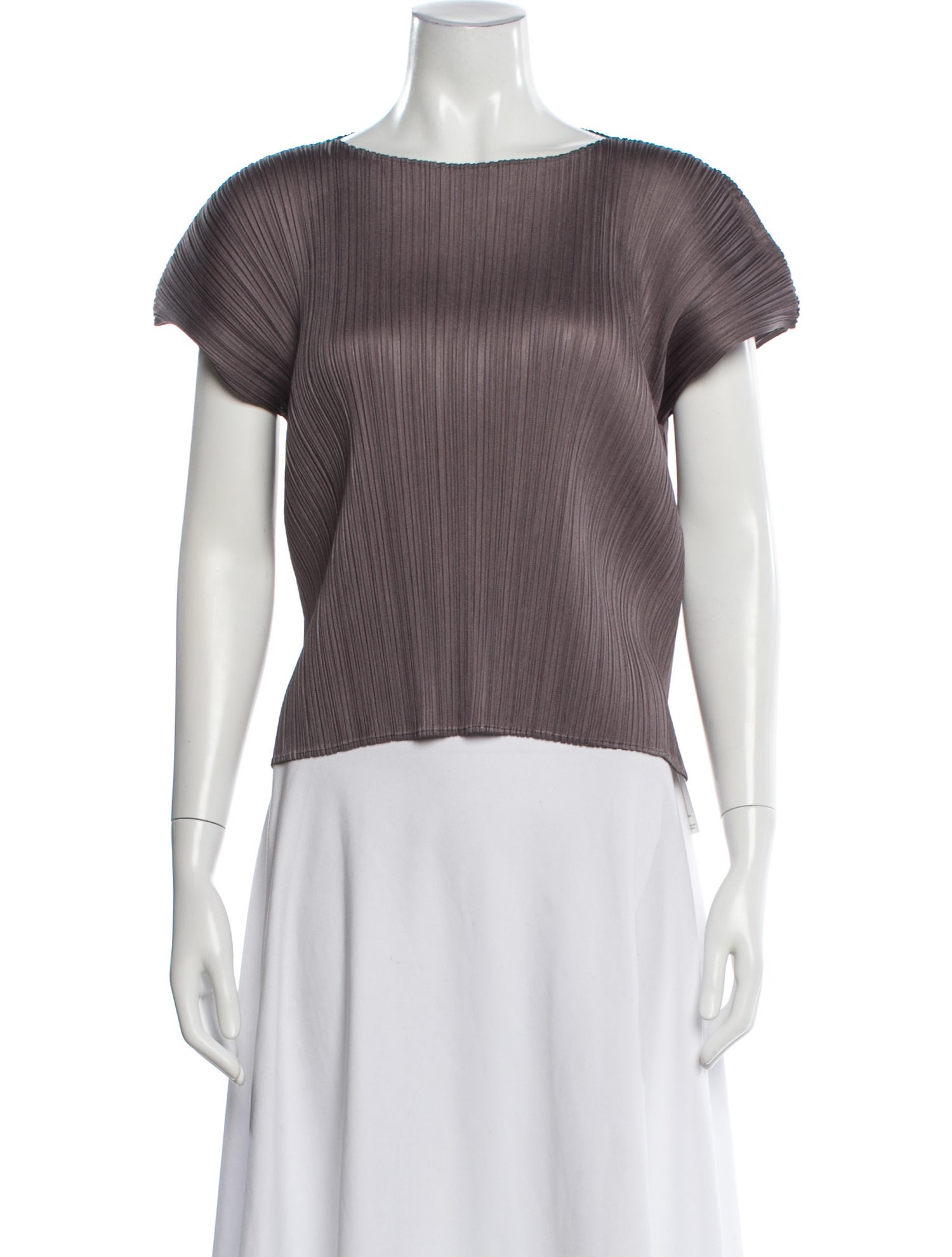 Pleats Please Issey Miyake 2010's Crew Neck Top