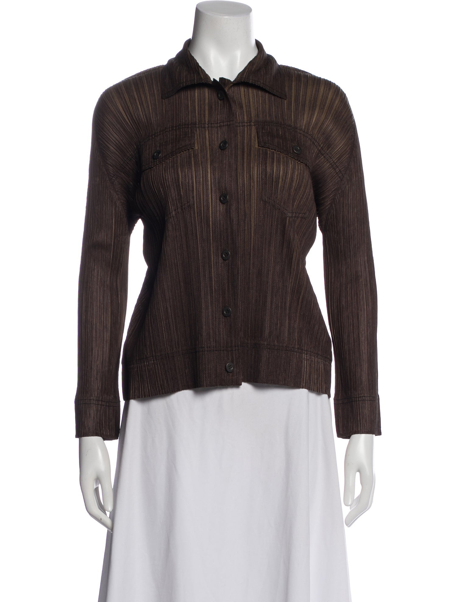 Pleats Please Issey Miyake Vintage Long Sleeve Top