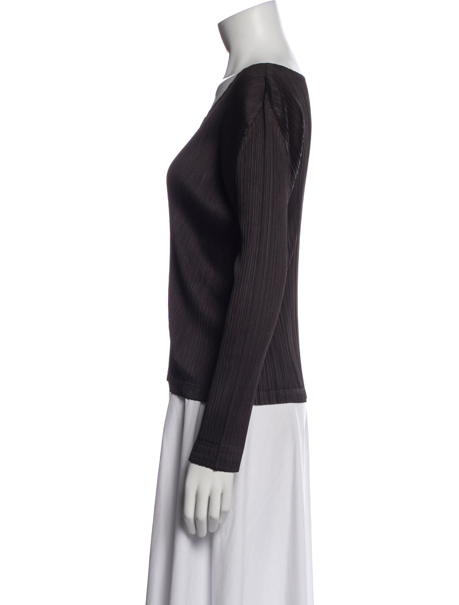 Pleats Please Issey Miyake Vintage V-Neck Top