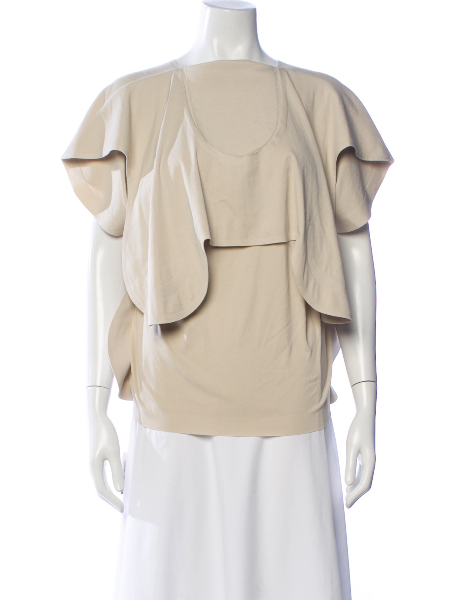 Pleats Please Issey Miyake Nylon Crew Neck Top w/ Tags