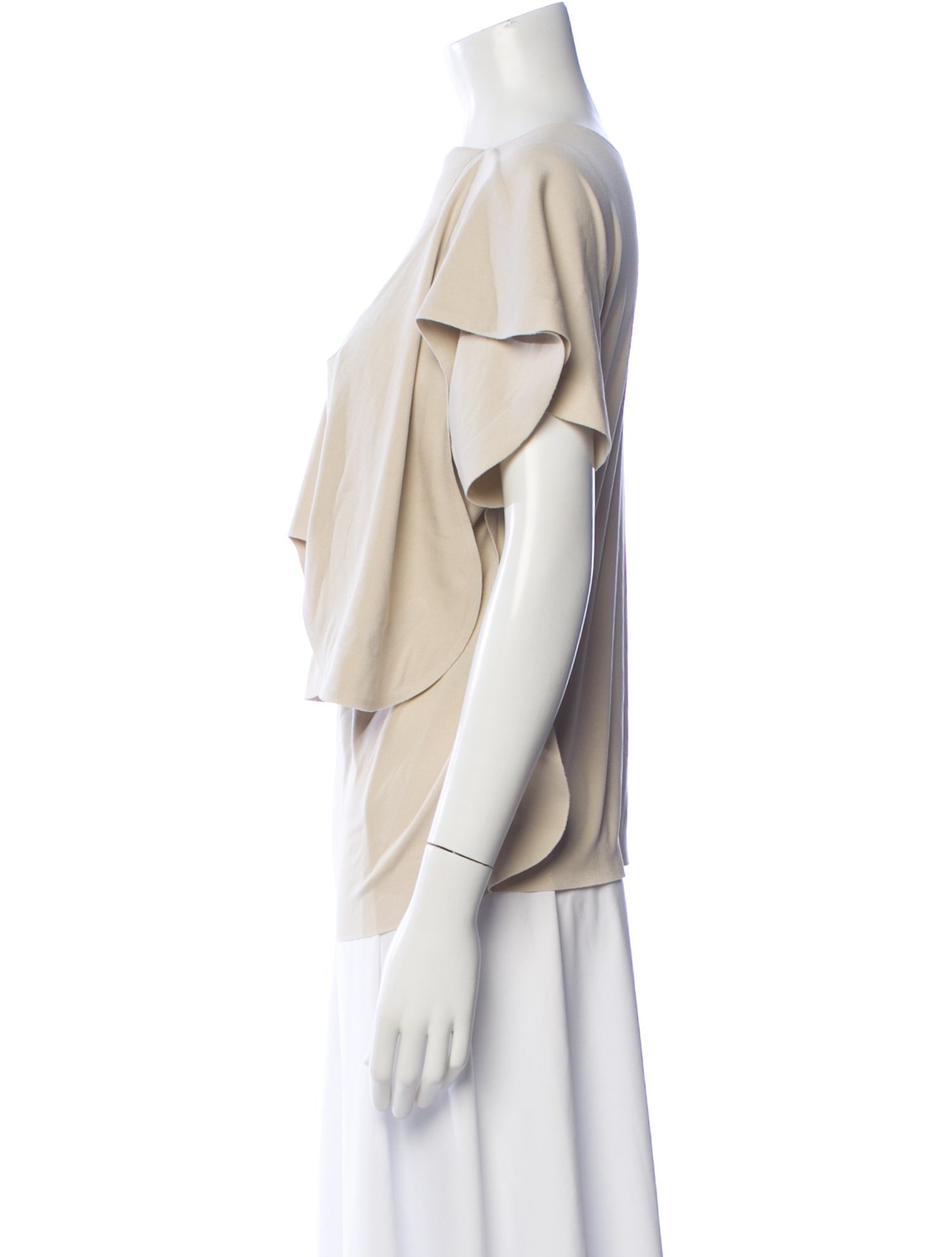 Pleats Please Issey Miyake Nylon Crew Neck Top w/ Tags