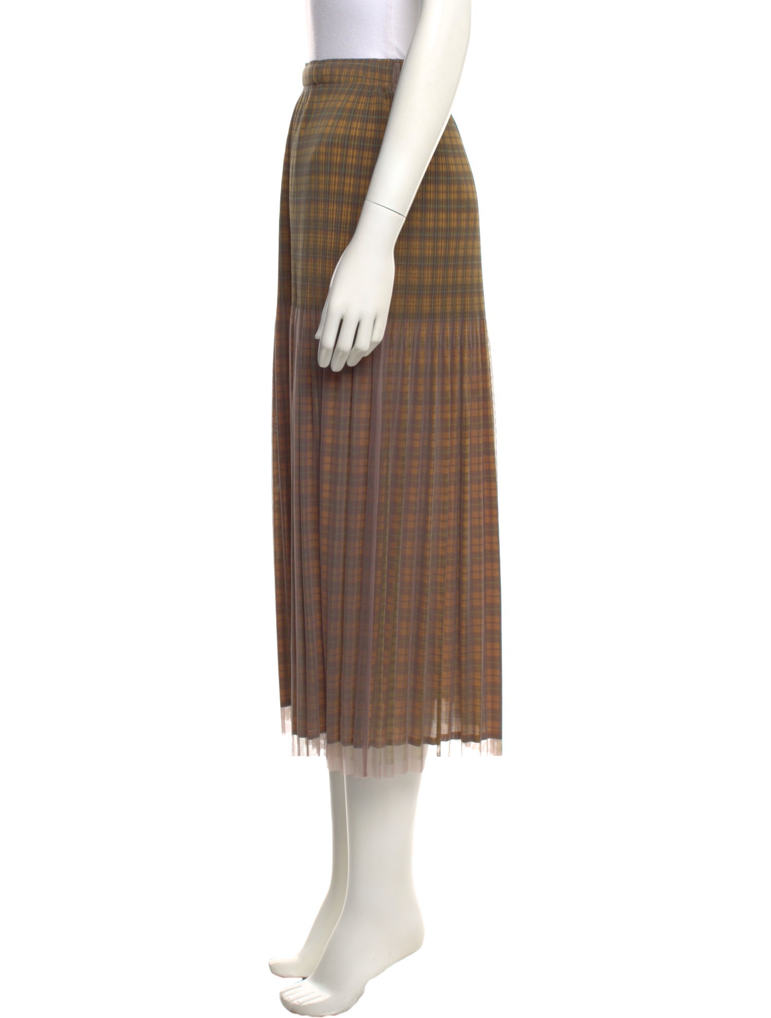 Pleats Please Issey Miyake 2014 Midi Length Skirt