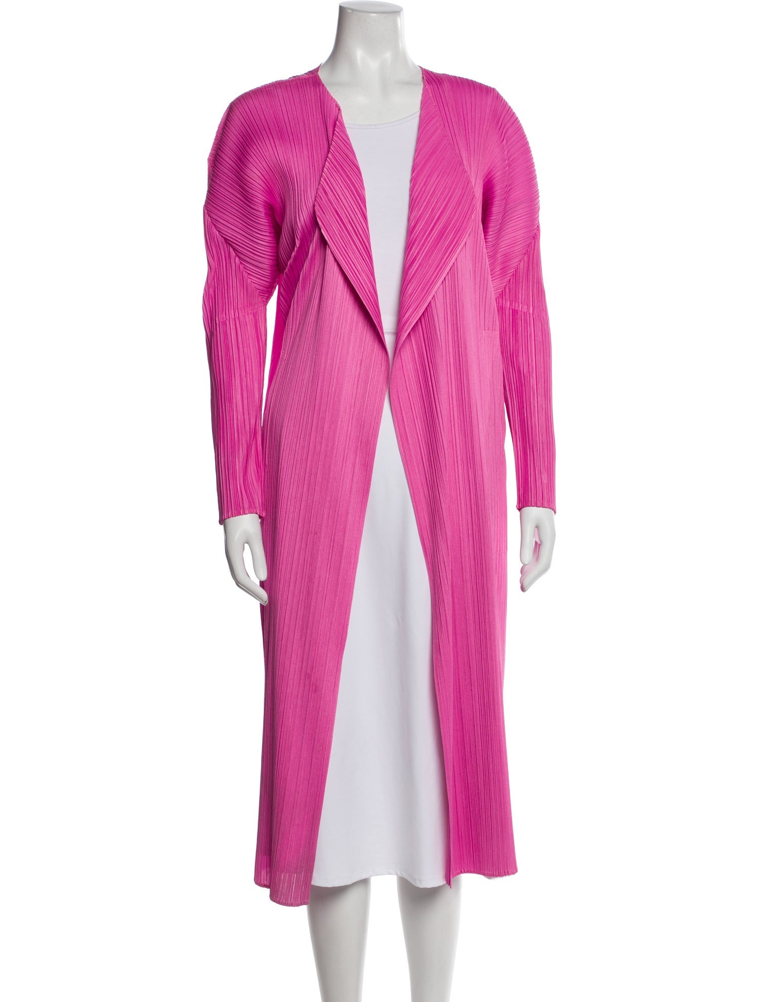 Pleats Please Issey Miyake Pleated Accents Robe