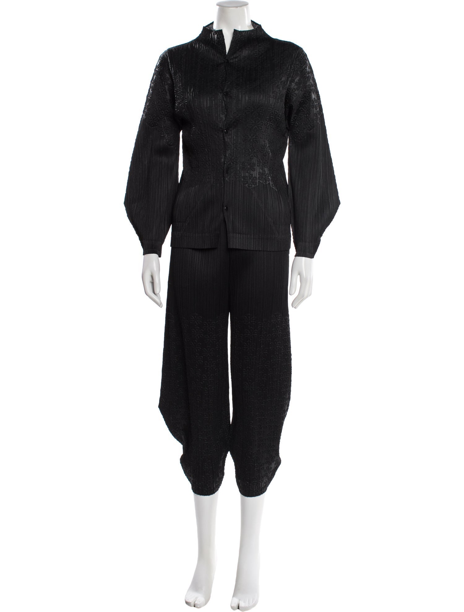 Pleats Please Issey Miyake Short Set