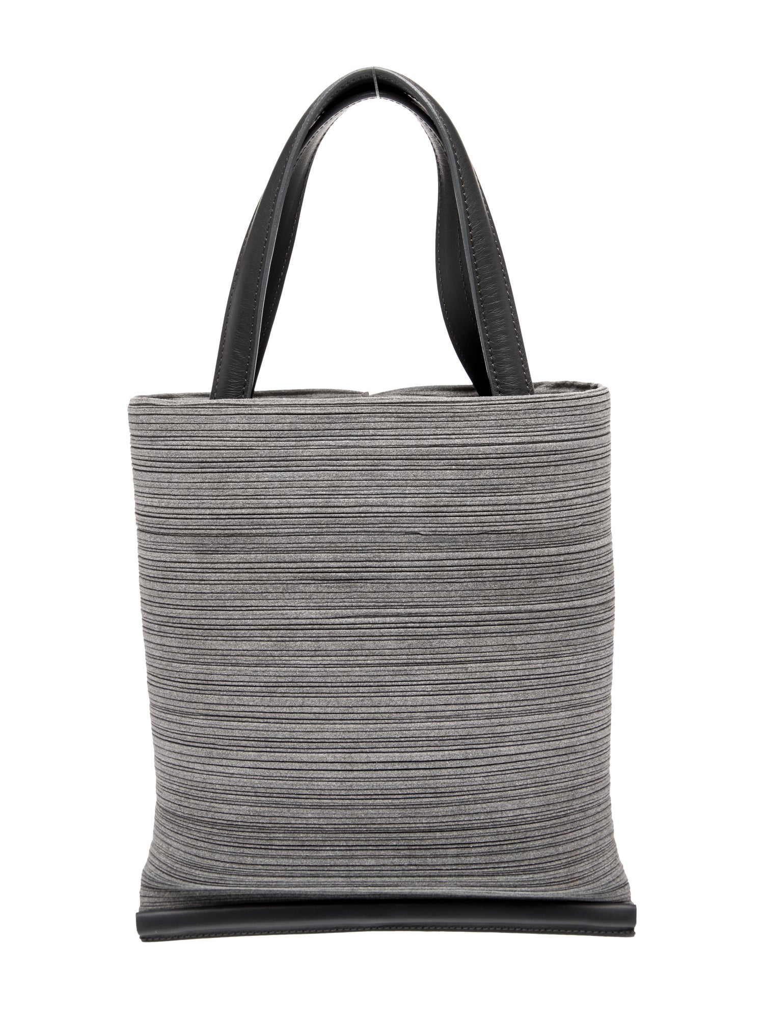 Pleats Please Issey Miyake Top Handle Bag - Grey Handle Bags