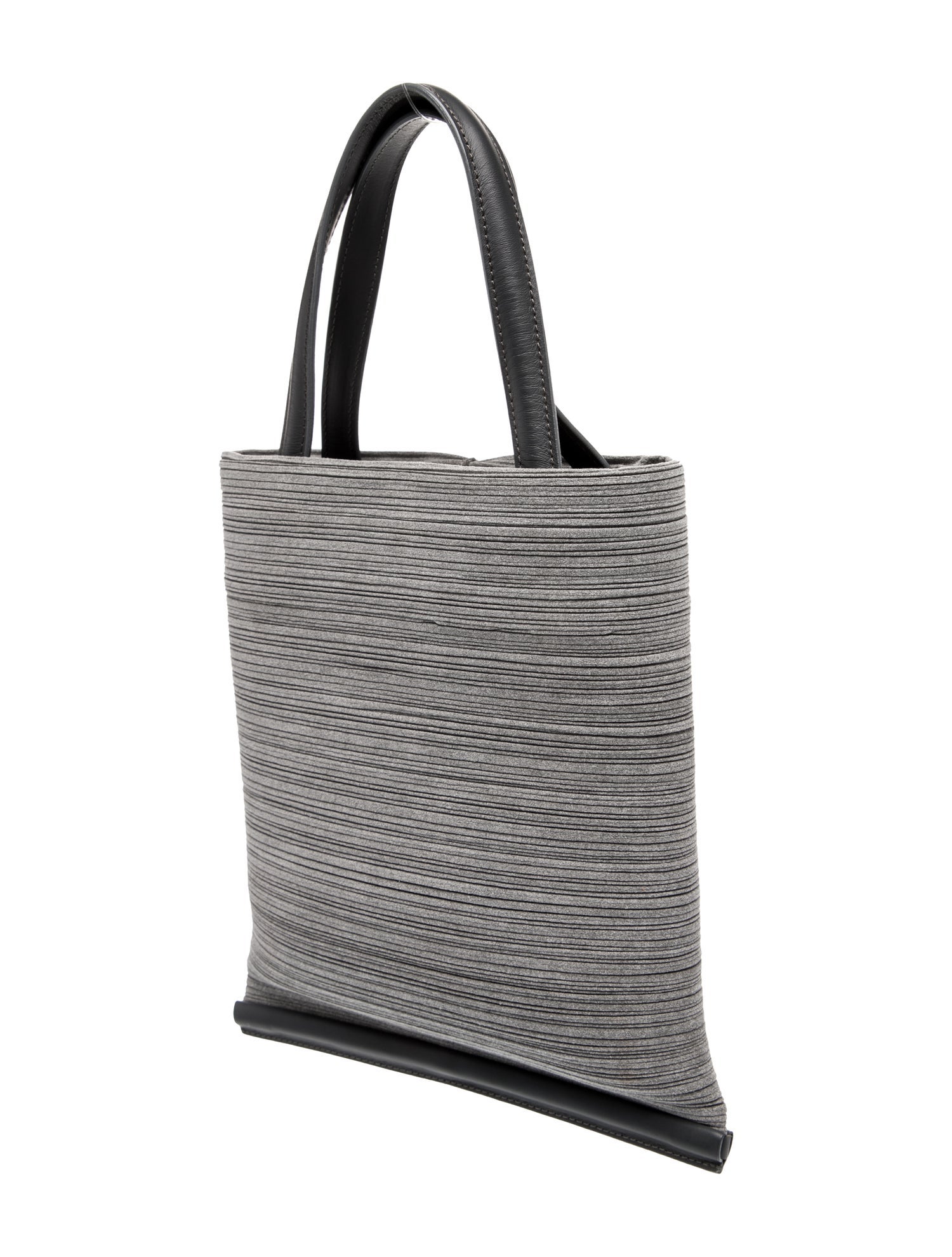 Pleats Please Issey Miyake Top Handle Bag - Grey Handle Bags