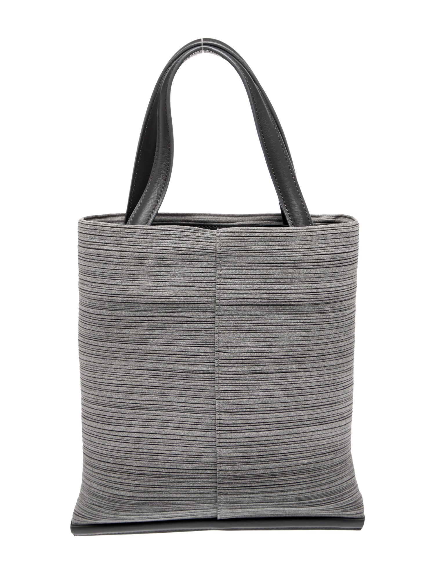 Pleats Please Issey Miyake Top Handle Bag - Grey Handle Bags