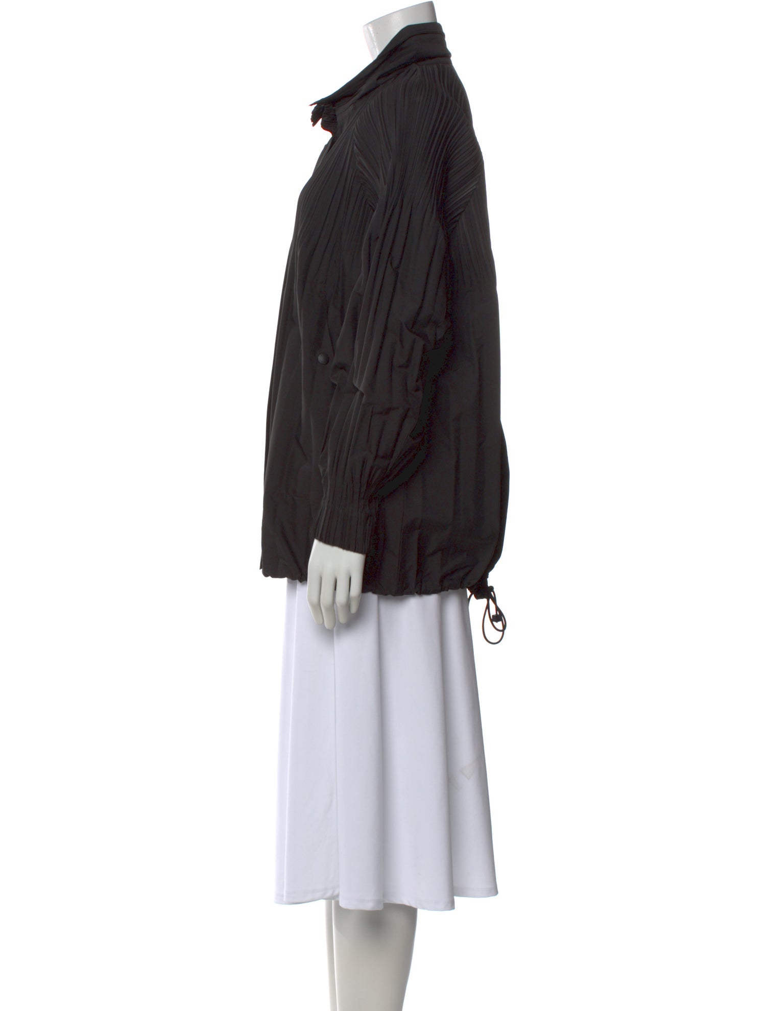 Pleats Please Issey Miyake Long Sleeve Top - Black Tops, Clothing