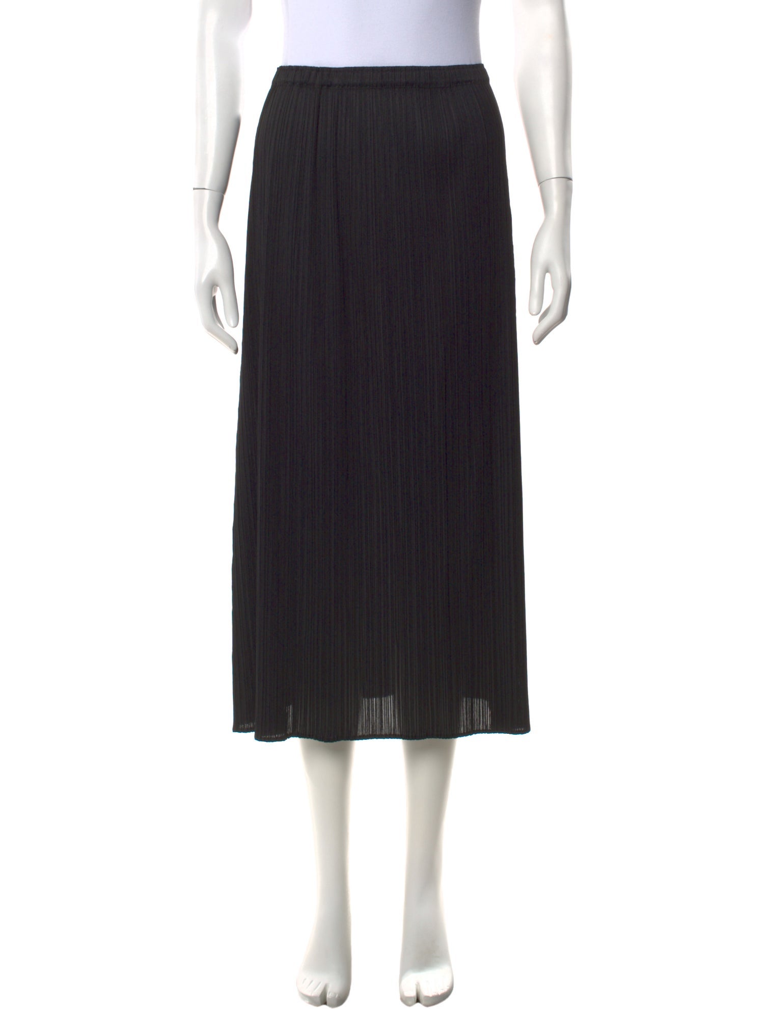 Pleats Please Issey Miyake Pleated Accents Long Skirt