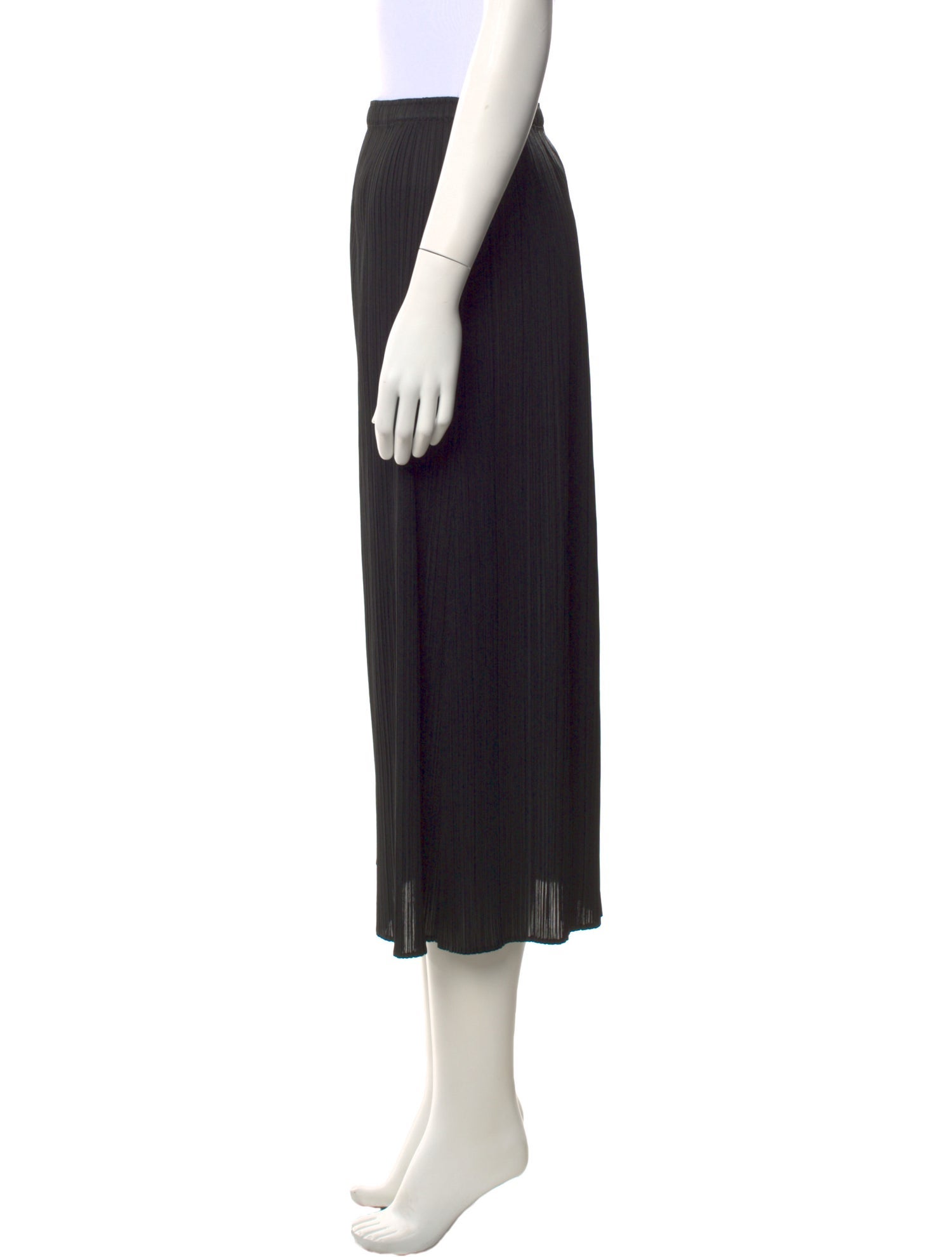 Pleats Please Issey Miyake Pleated Accents Long Skirt