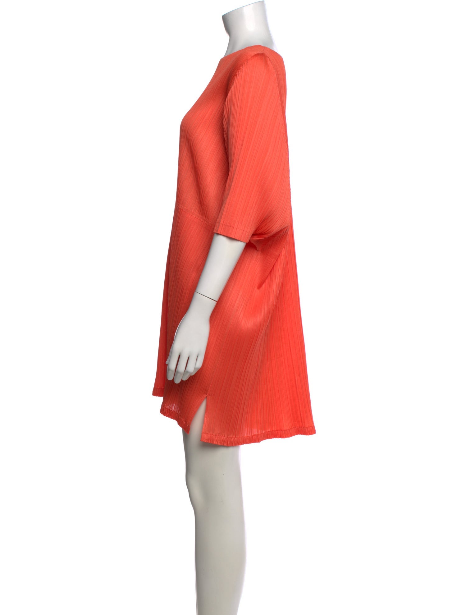 pleats please mini dress Issey Miyake Fold Pleats Mini Dress