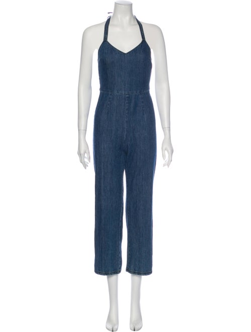Paloma Wool V-Neck Jumpsuit Wool