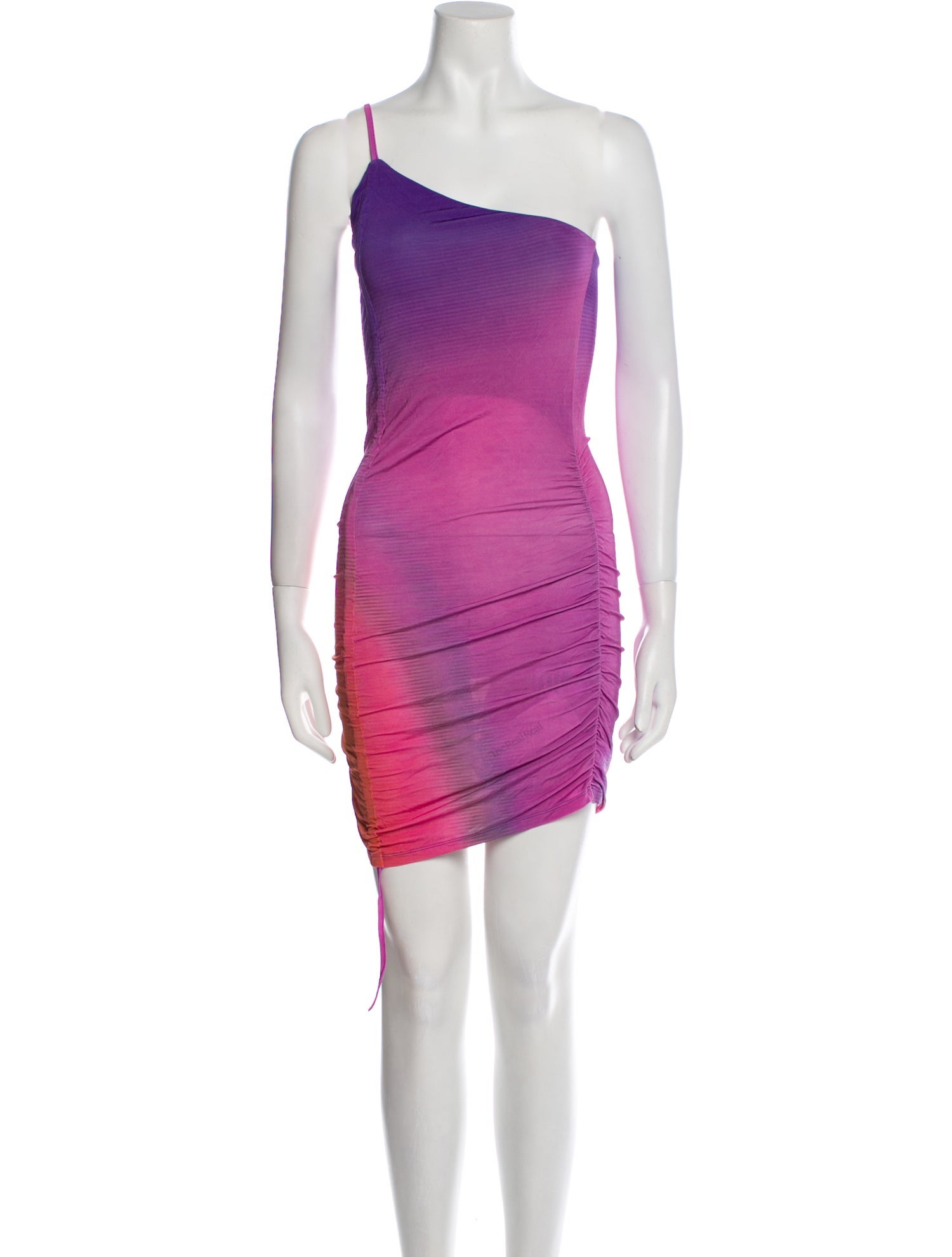 issa mesh mini dress in blue & pink Misty Mesh Mini Dress main image 0