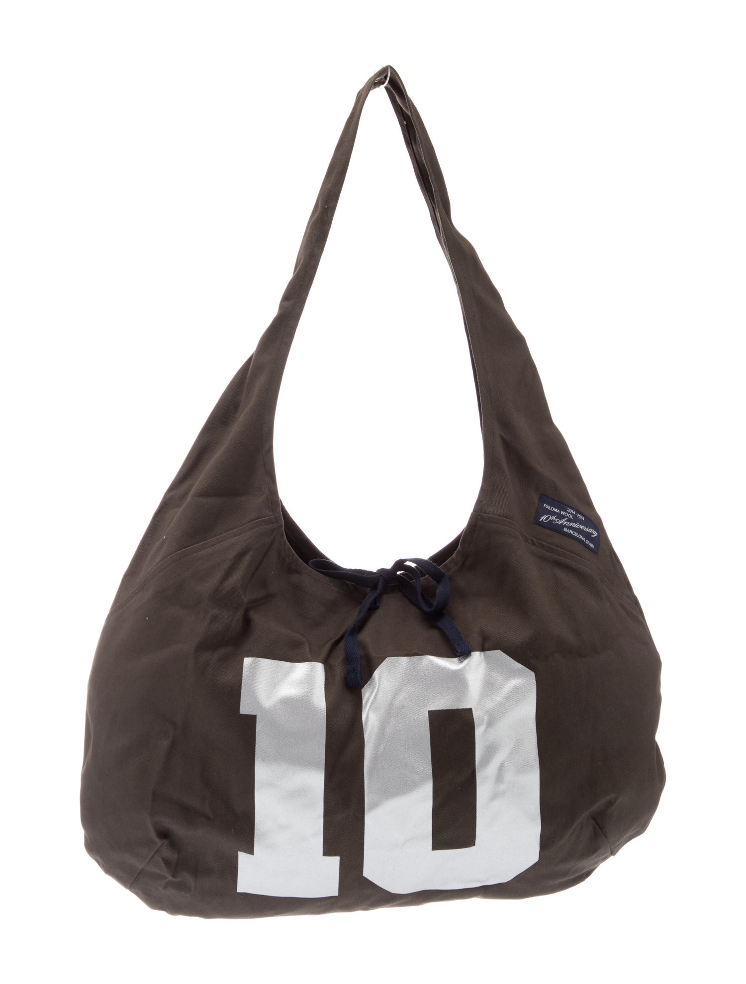 paloma wool ウッドショルダーバッグ Paloma Wool Canvas Shoulder Bag - Brown Shoulder Bags, Handbags