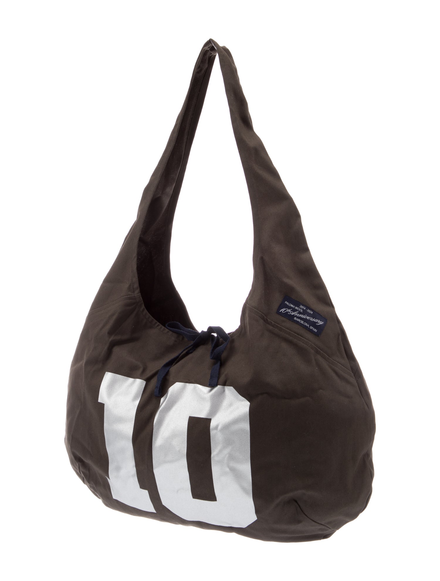 Paloma Wool Canvas Shoulder Bag - Brown Shoulder Bags, Handbags