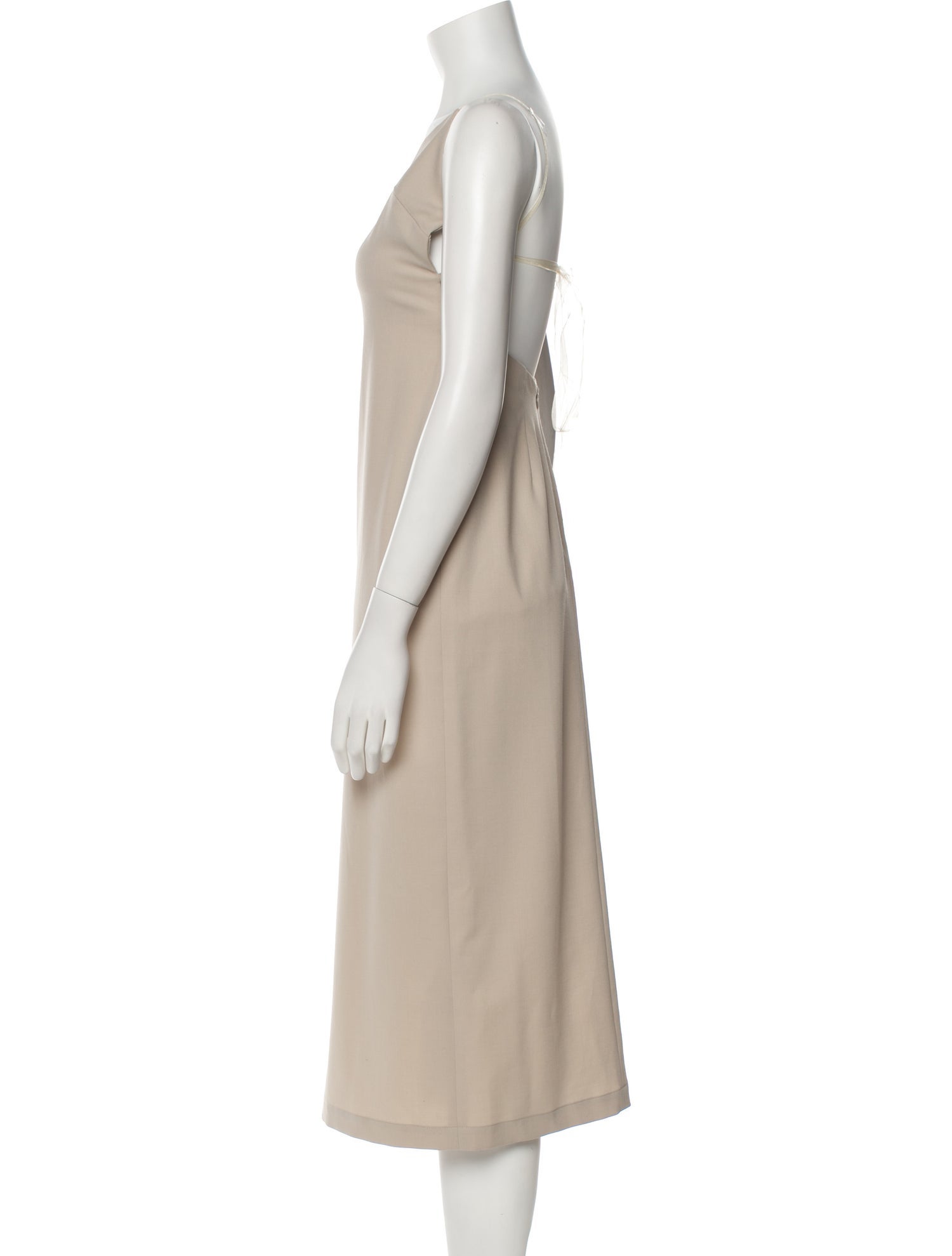 Paloma Wool Bateau Neckline Midi Length Dress