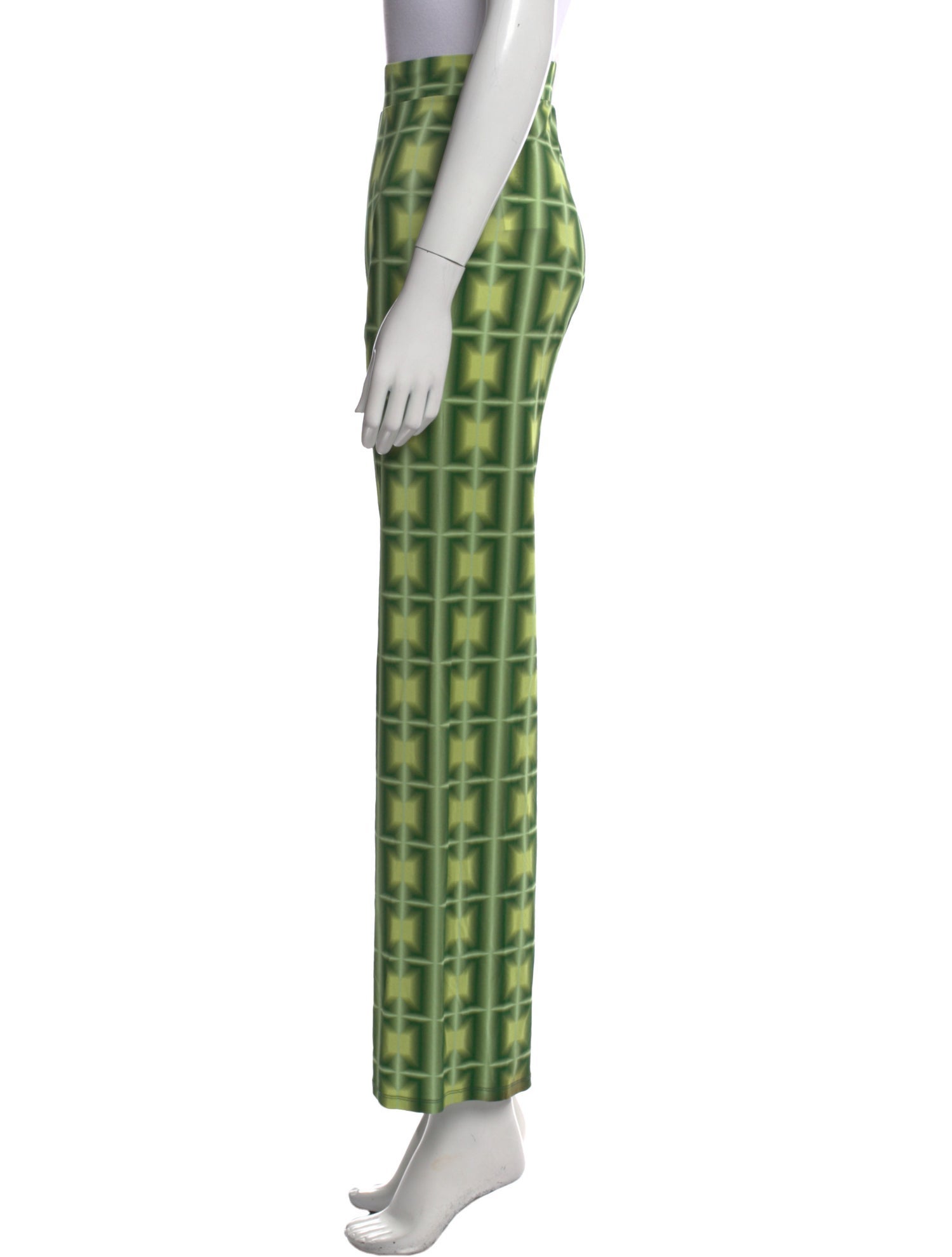 Paloma Wool Plaid Print Wide Leg Pants