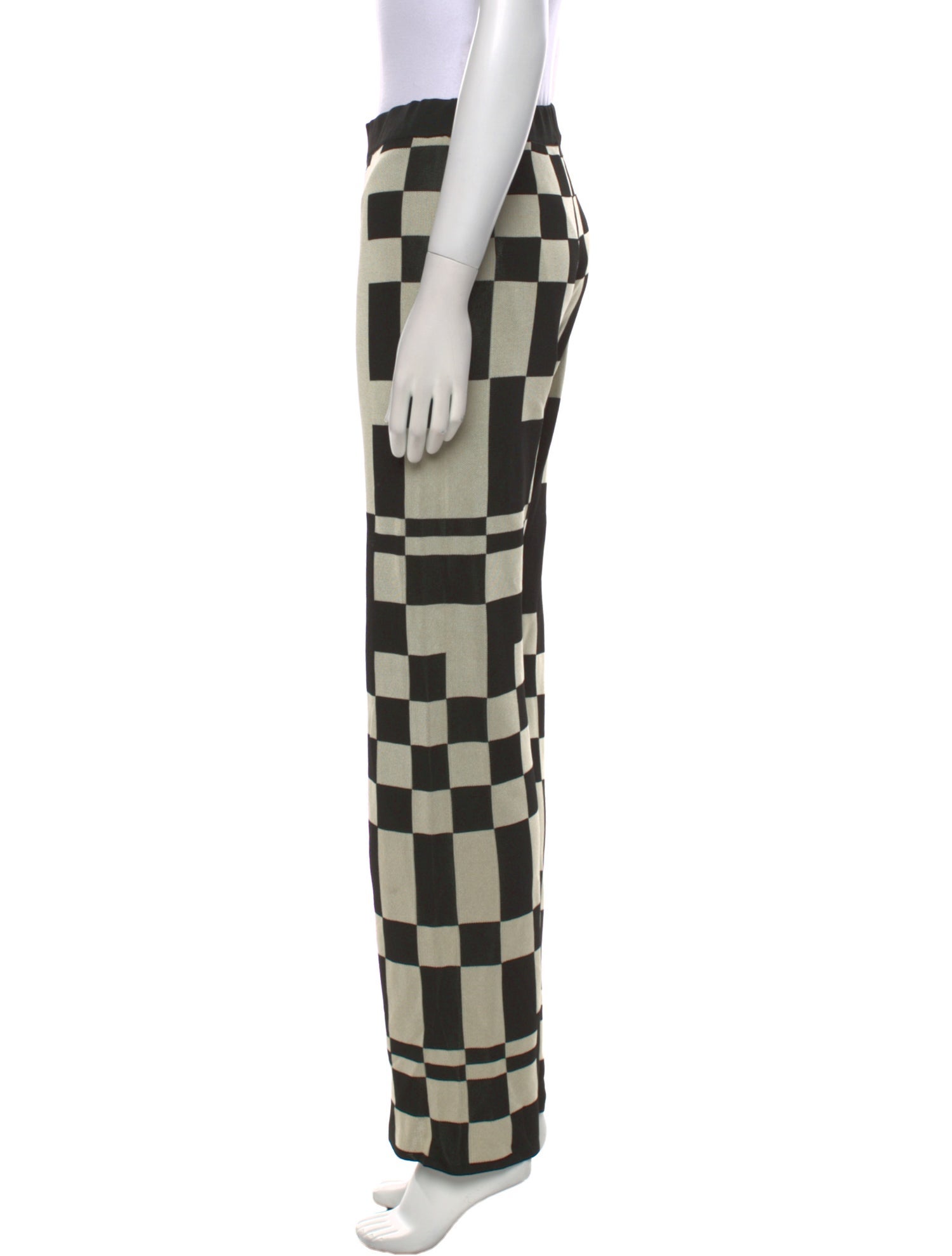 Paloma Wool Plaid Print Wide Leg Pants