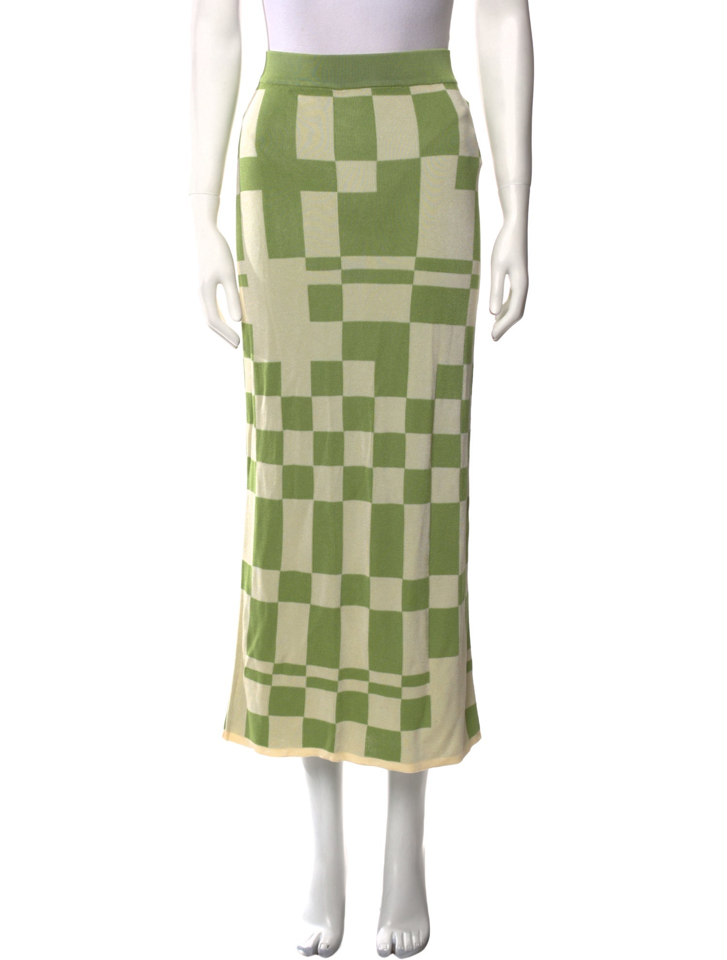 Paloma Wool Plaid Print Midi Length Skirt w/ Tags