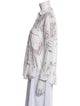 Paloma Wool Printed Three-Quarter Sleeve Button-Up Top