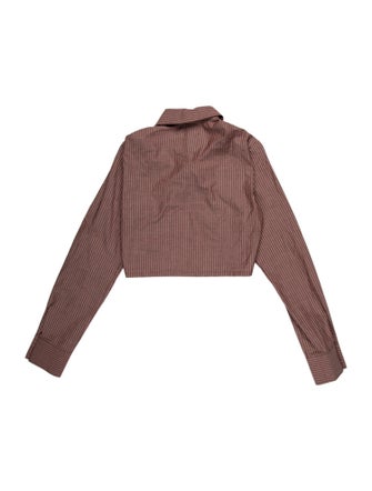 Paloma Wool Striped Long Sleeve Crop Top