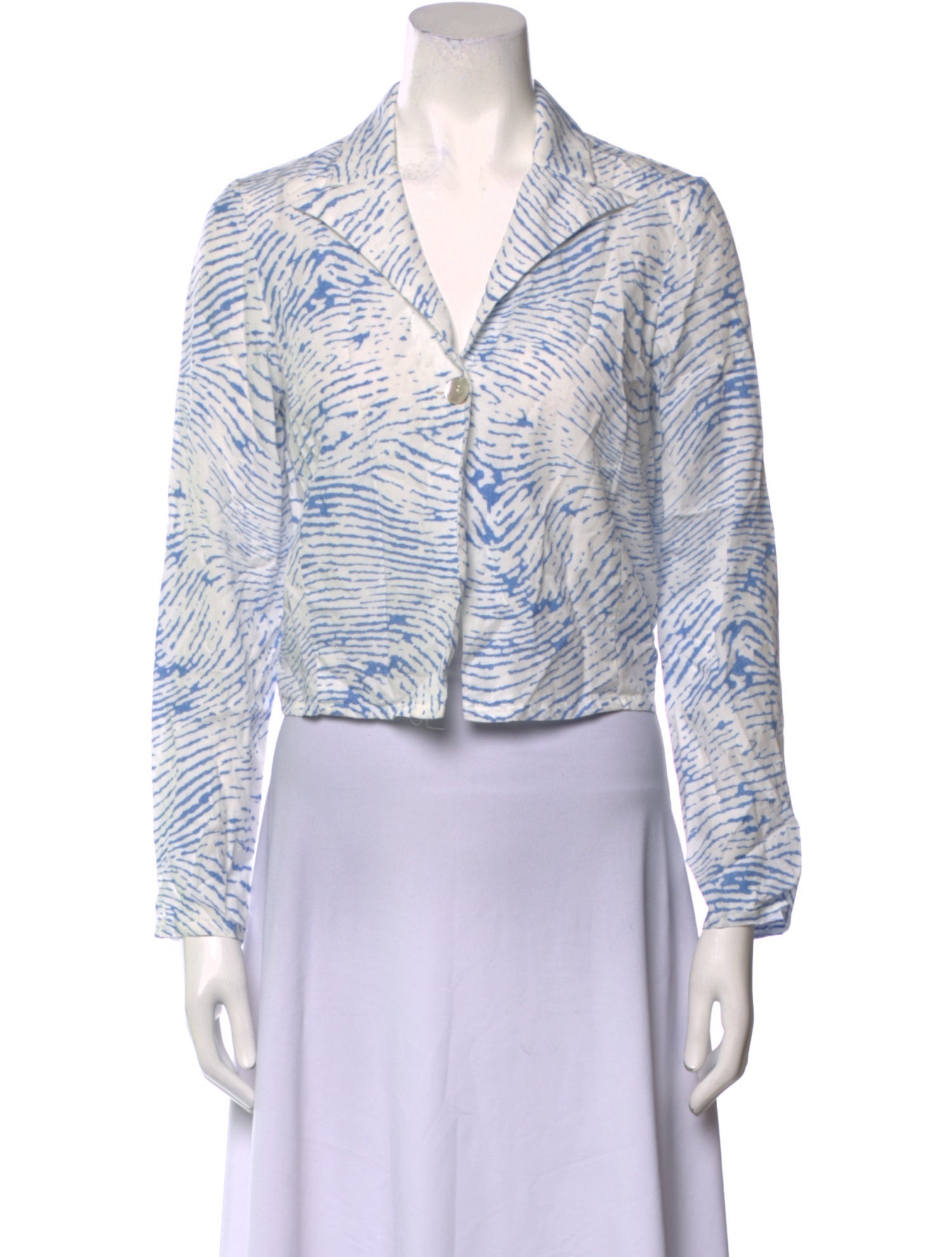 Paloma Wool Printed V-Neck Crop Top