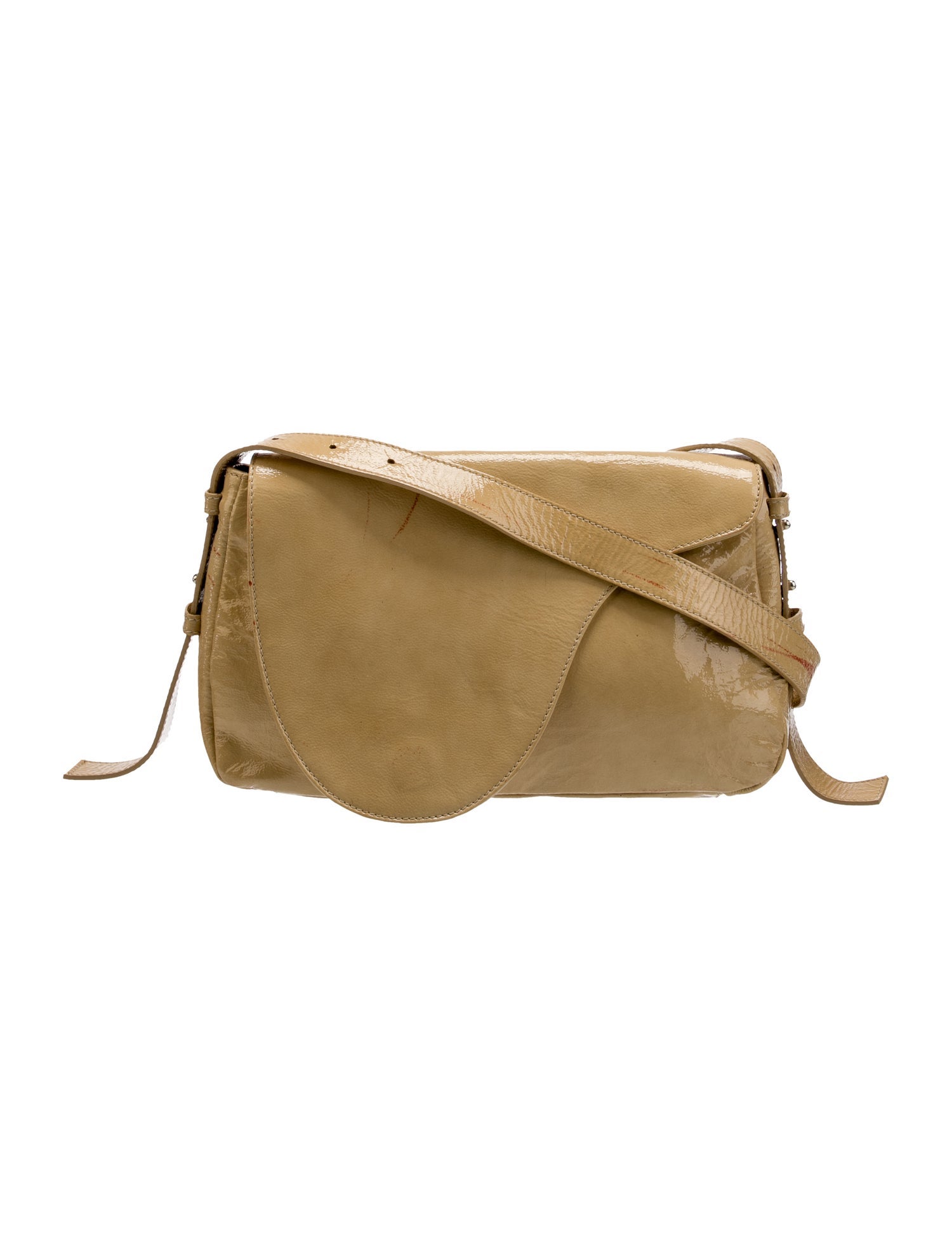 Paloma Wool Patent Leather Shoulder Bag