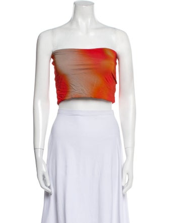 Paloma Wool Strapless Crop Top