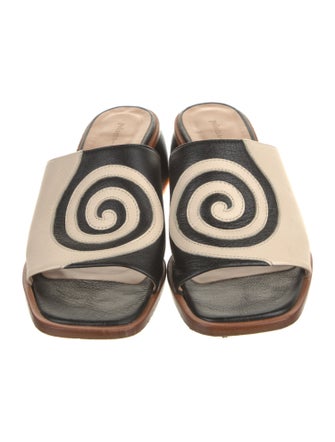 Paloma Wool Leather Printed Slides