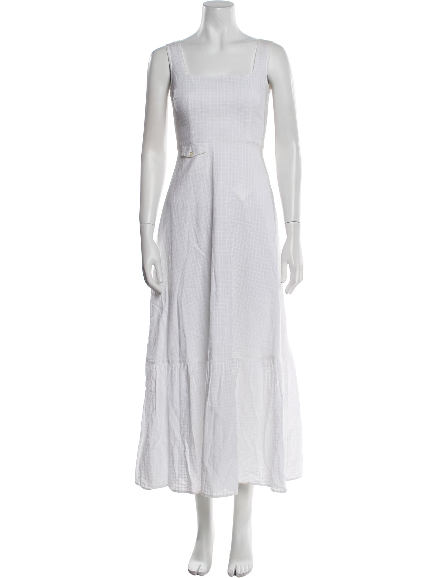 Paloma Wool Square Neckline Long Dress