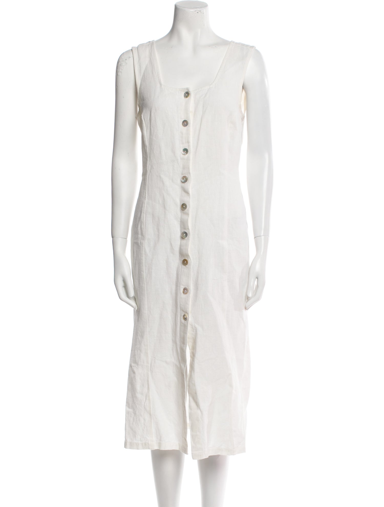 Paloma Wool Linen Midi Length Dress