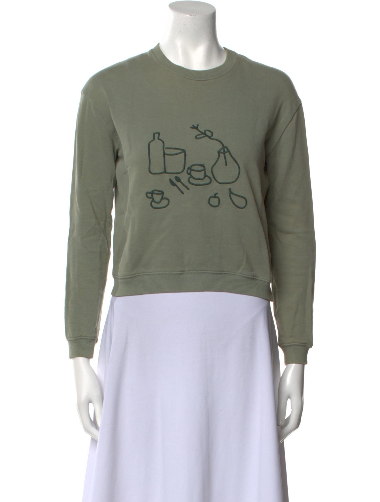 Paloma Wool Graphic Print Crew Neck Sweatshirt