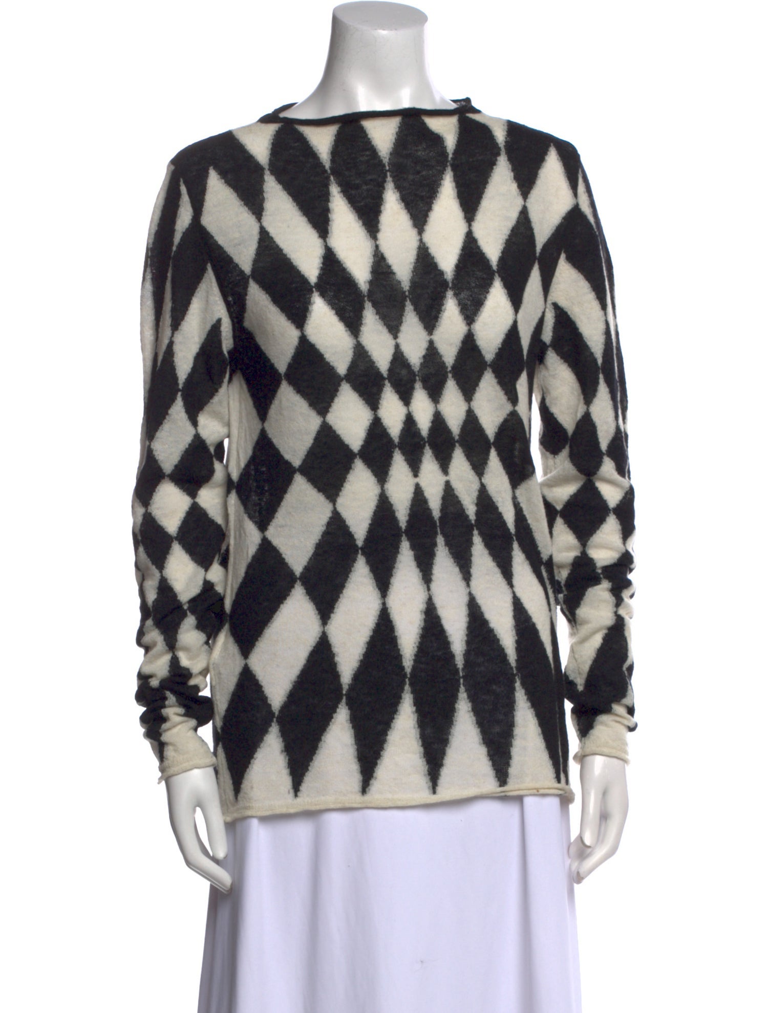 Paloma Wool Printed Bateau Neckline Sweater