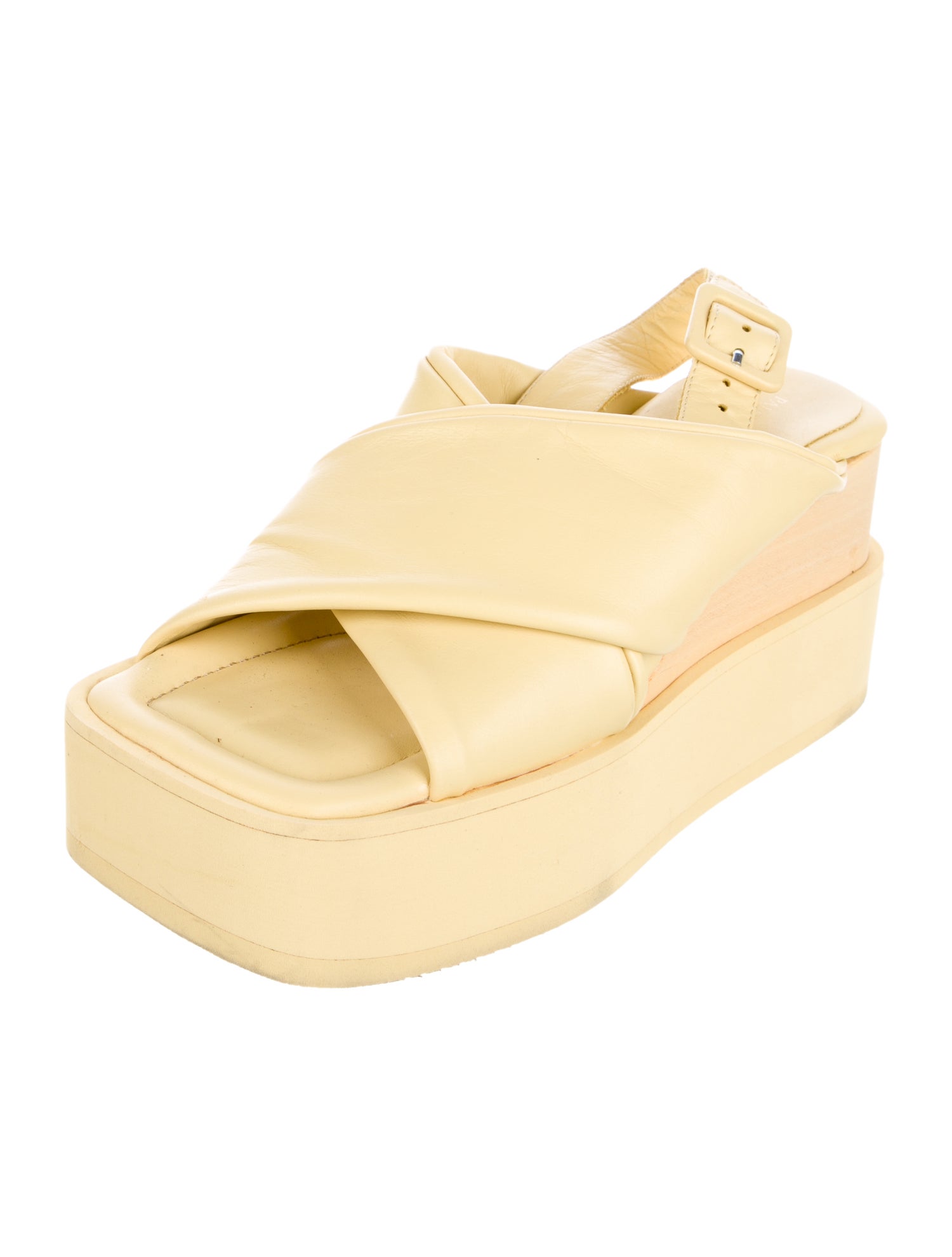 Paloma Wool Leather Slingback Sandals