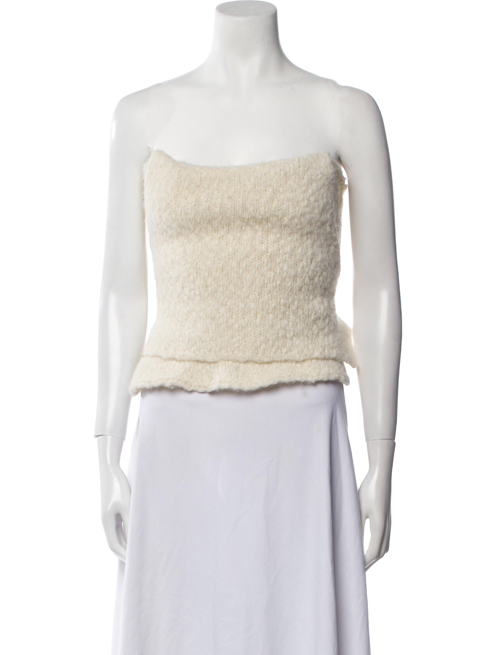 Paloma Wool Alpaca Strapless Sweater