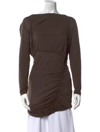 Paloma Wool Bateau Neckline Mini Dress