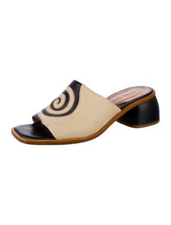 Paloma Wool Leather Printed Slides