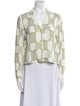 Paloma Wool Printed Long Sleeve Button-Up Top